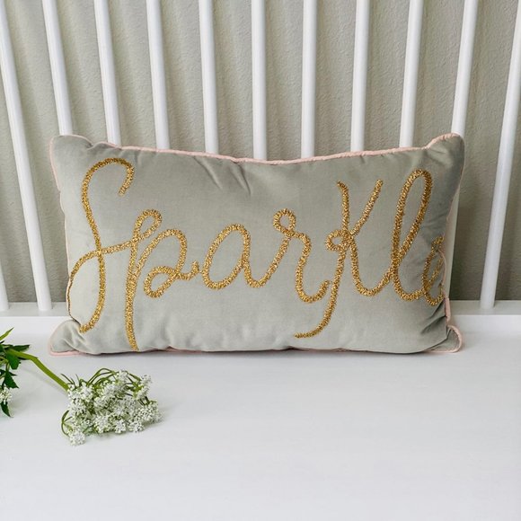 Pillowfort 'sparkle' lumbar pillow